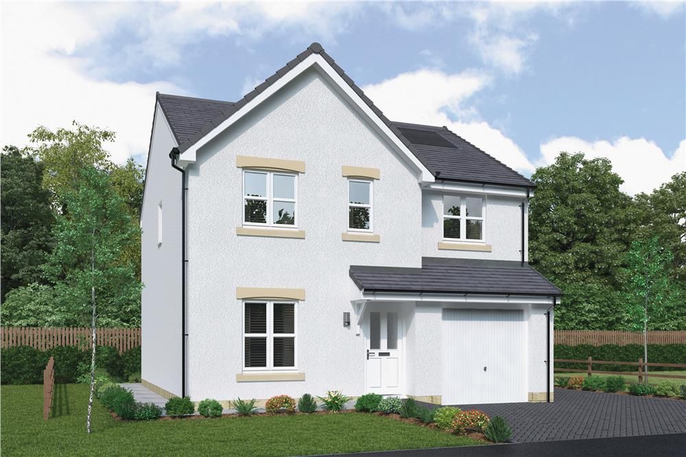 New home, 4 bed detached house for sale in "Hazelwood Constarry Gardens" at Constarry Road, Croy, Kilsyth, Glasgow G65, £335,000