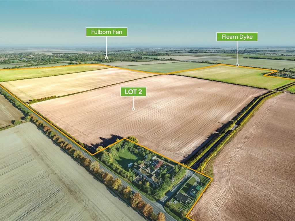 Land for sale in New Shardelowes Farm - Lot 2, Fulbourn, Cambridgeshire CB21, £3,100,000
