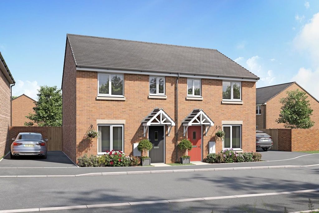 New home, 3 bed terraced house for sale in "The Flatford - Plot 372" at Clyst Honiton, Exeter EX5, £282,000