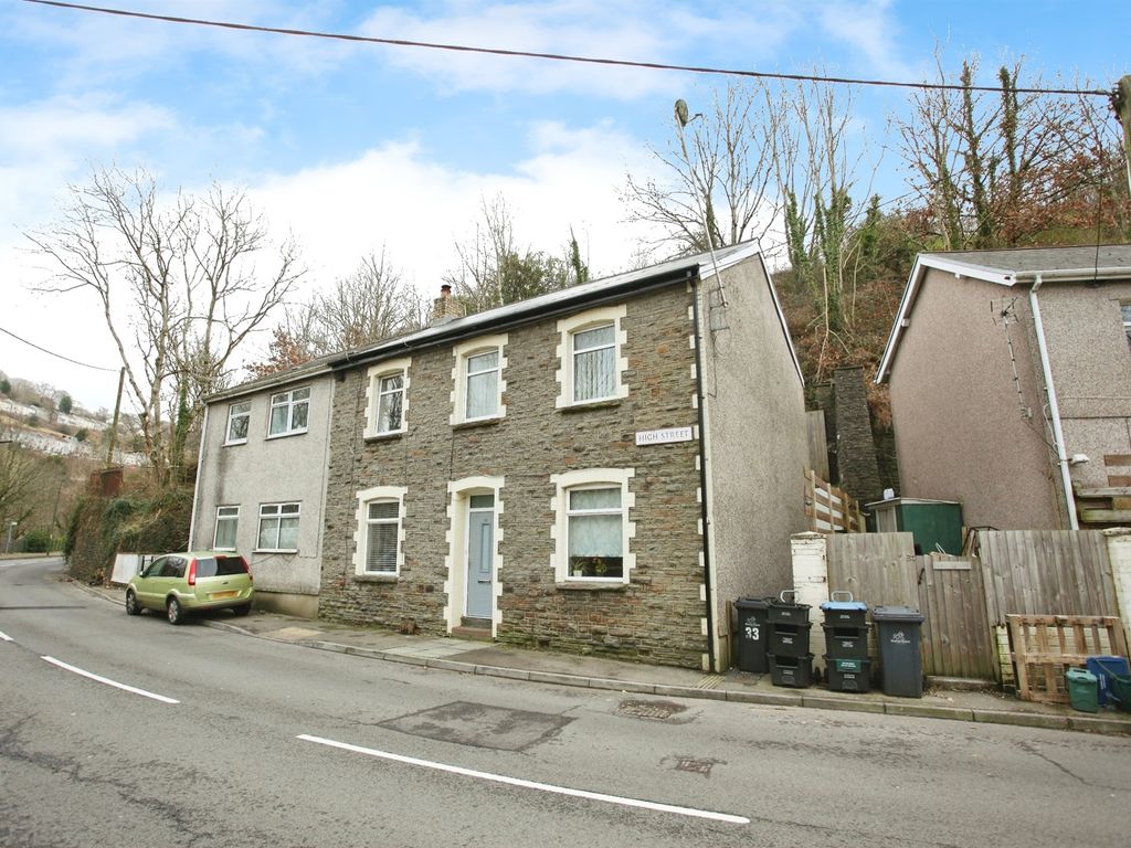 3 bed semi-detached house for sale in High Street, Llanhilleth, Abertillery NP13, £150,000