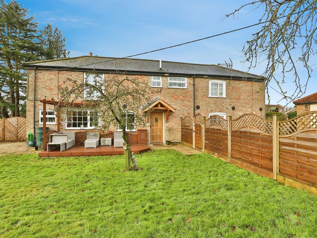 3 bed semi-detached house for sale in Hills Road, Saham Hills, Thetford IP25, £375,000