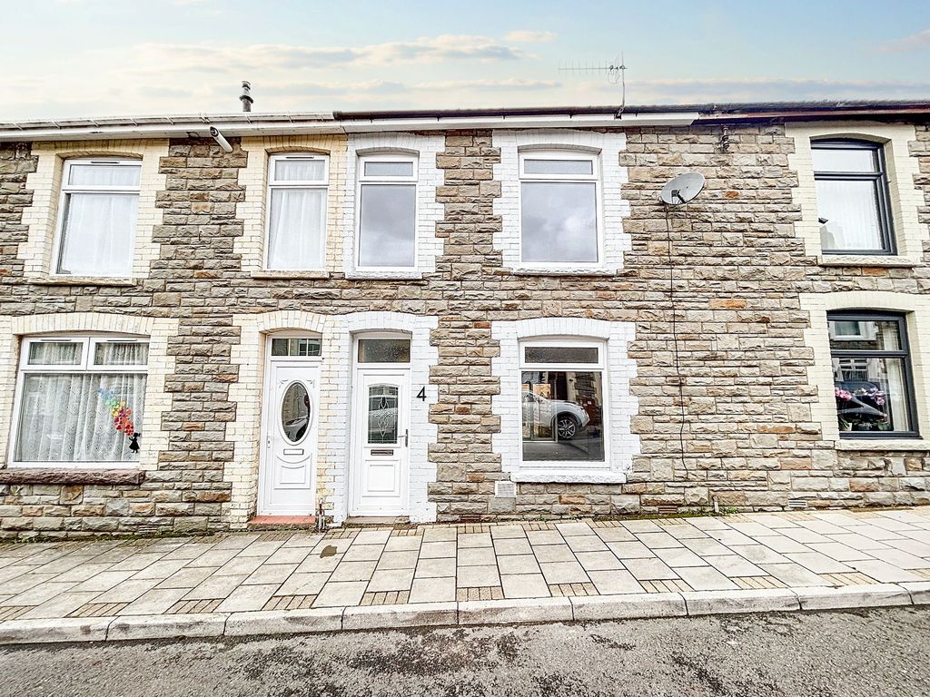 3 bed terraced house for sale in Glannant Street, Ynysddu NP11, £155,000