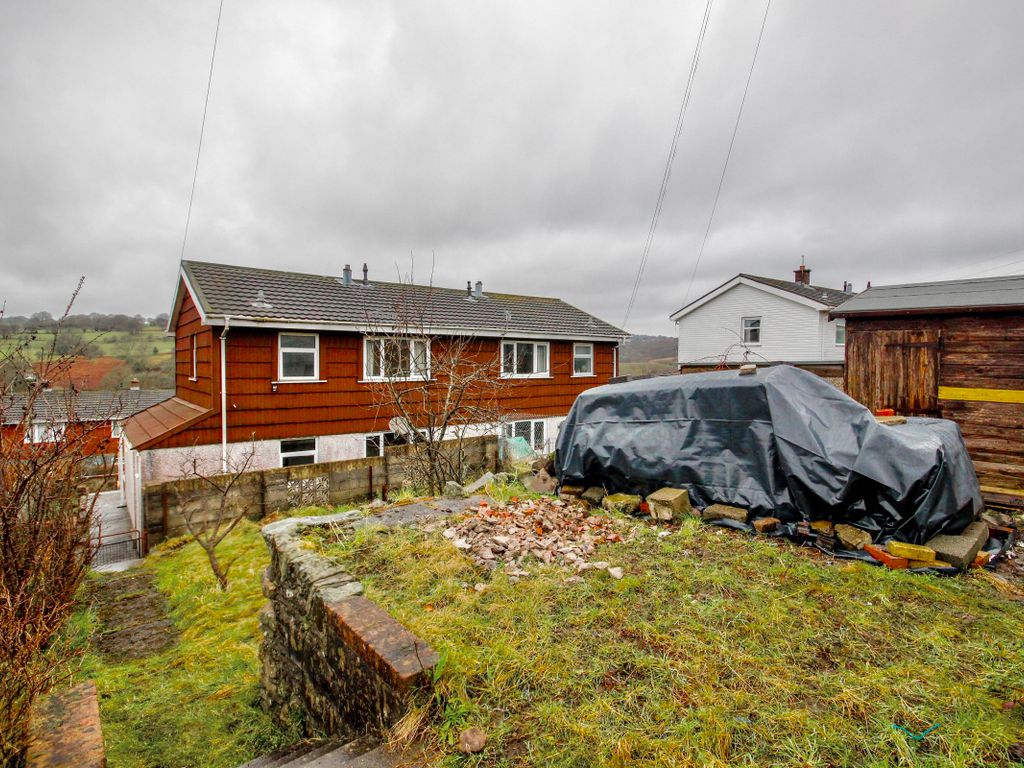 3 bed semi-detached house for sale in Keir Hardie Terrace, Swffryd Crumlin, Newport NP11, £130,000