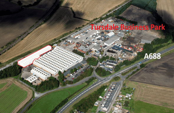 Warehouse to let in Tursdale Business Park, Co. Durham DH6, £70,000 pa