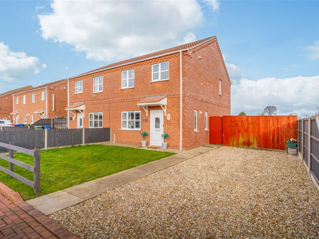 3 bed semi-detached house for sale in Mel Marshall Way, Wrangle, Boston PE22, £184,950