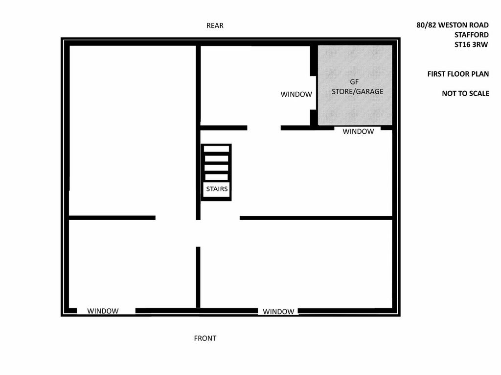 Retail premises to let in Weston Road, Stafford ST16, £16,000 pa