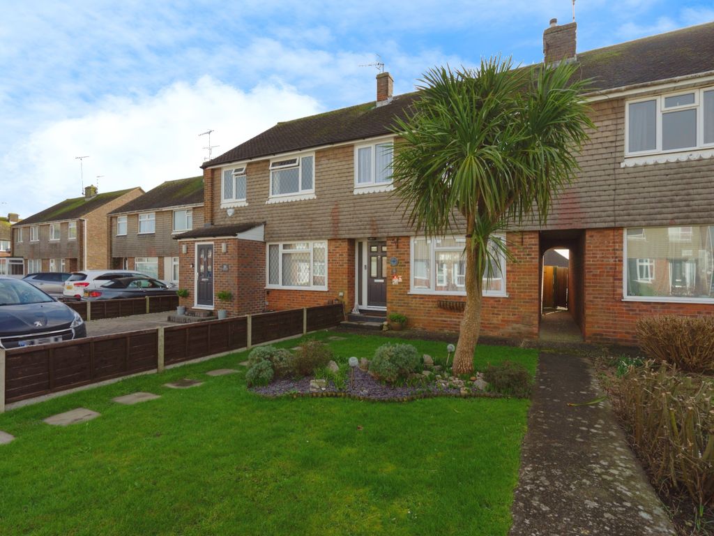 4 bed terraced house for sale in Cedar Close, Worthing, West Sussex BN13, £360,000