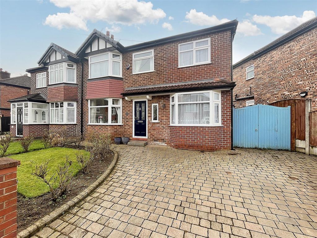 3 bed semi-detached house for sale in Davenham Road, Sale M33, £495,000