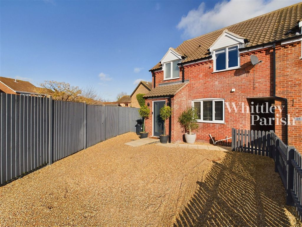 New home, 3 bed end terrace house for sale in St. Leger, Long Stratton, Norwich NR15, £300,000