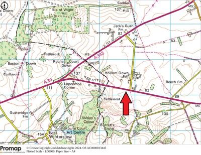 Land for sale in Hollom Down, Lopcombe, Salisbury SP5, £200,000