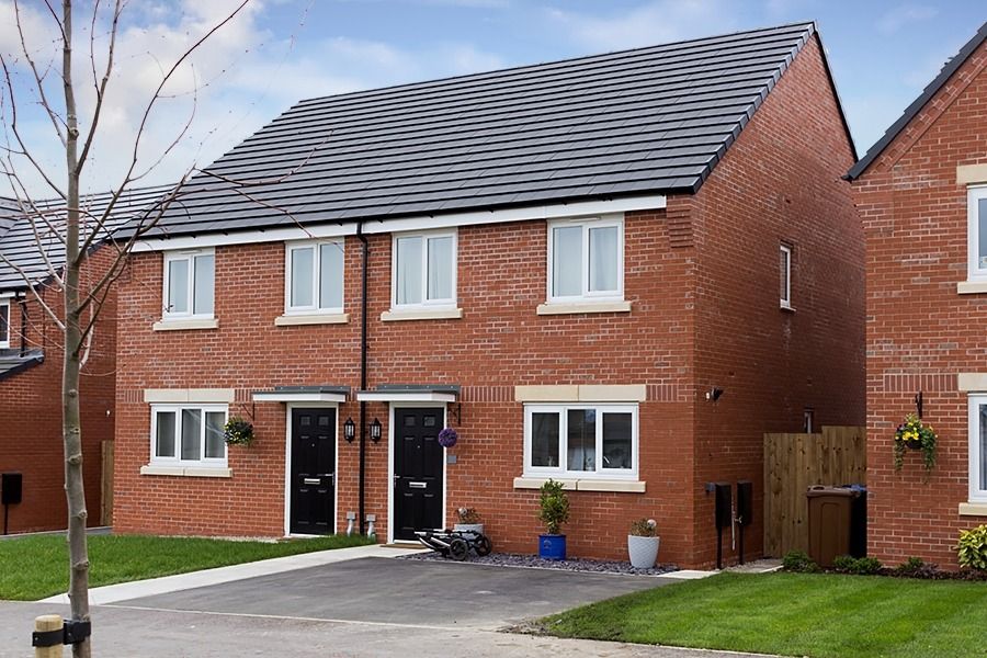 New home, 2 bed semi-detached house for sale in The Levan, Plot 174/177, Lyndon Park Harwood Lane, Great Harwood, Lancashire BB6, £197,995