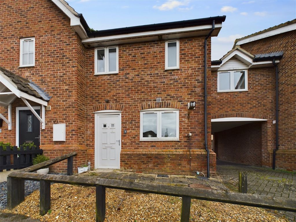 2 bed terraced house for sale in Heathlands, Beck Row, Bury St. Edmunds IP28, £185,000