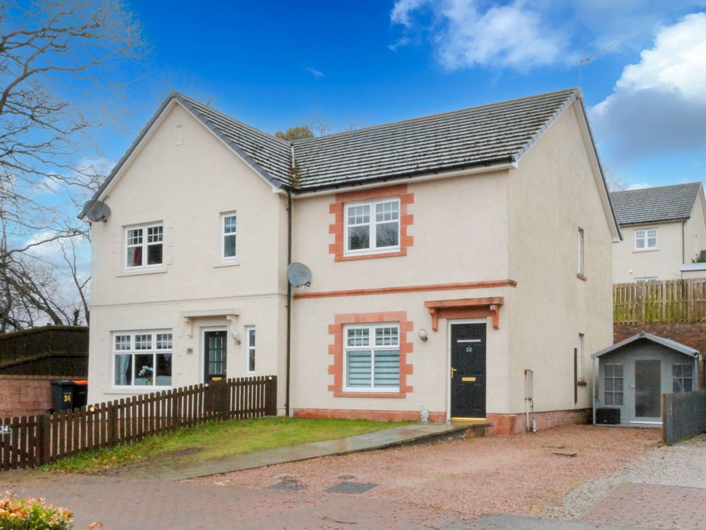 2 bed semi-detached house for sale in Meadowview Place, Turriff AB53, £160,000