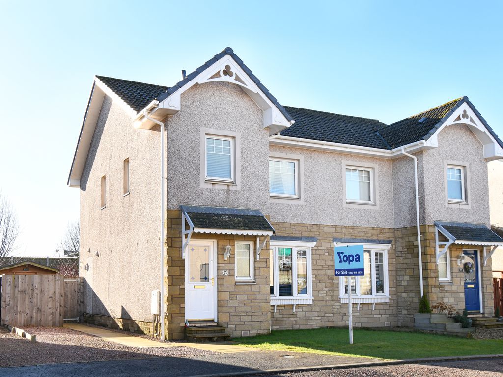 3 bed semi-detached house for sale in Lochside Crescent, Montrose DD10, £190,000