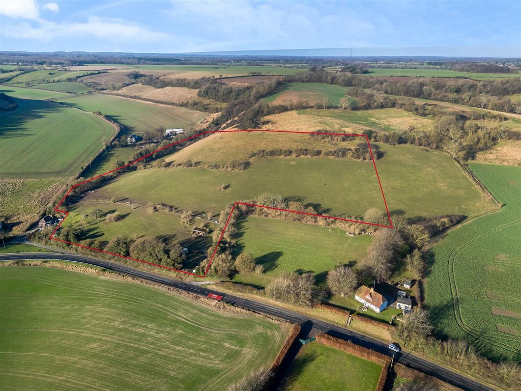 Land for sale in Alkham Valley Road, Drellingore, Folkestone CT18, £210,000