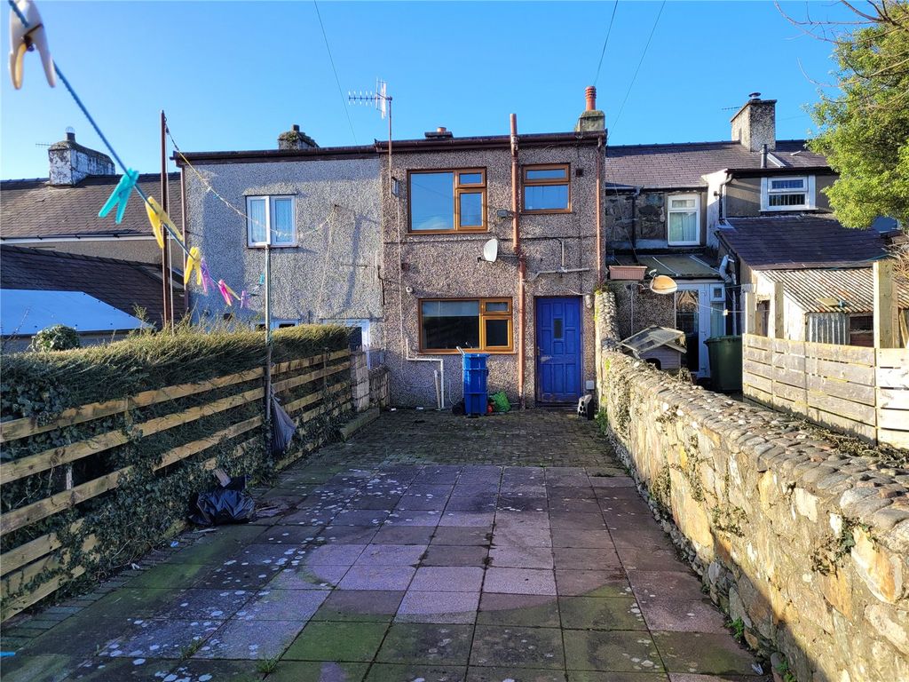 2 bed terraced house for sale in Water Street, Penygroes, Caernarfon, Gwynedd LL54, £110,000