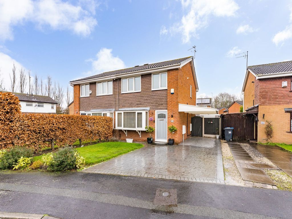 3 bed semi-detached house for sale in Littleton Close, Great Sankey WA5, £239,350