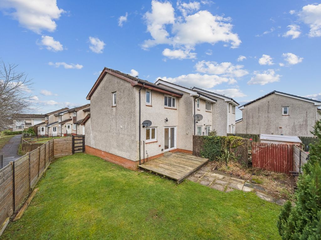 2 bed end terrace house for sale in Whitlawburn Terrace, Cambuslang, Glasgow G72, £120,000