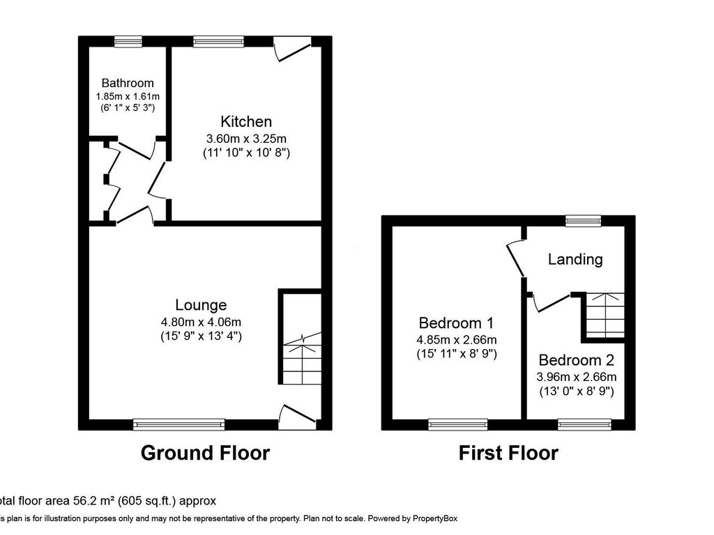 2 bed terraced house for sale in Sycamore Street, Ashington NE63, £58,000