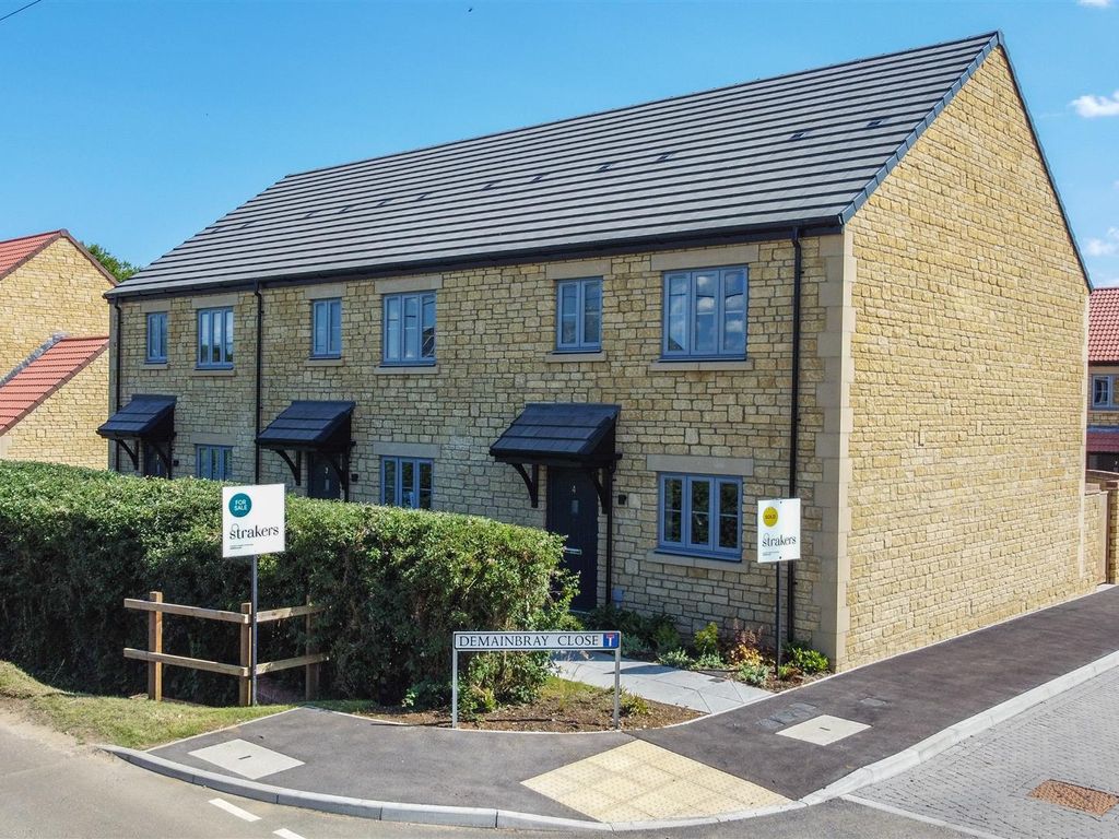 New home, 3 bed terraced house for sale in Demainbray Close, Great Somerford, Chippenham SN15, £395,000