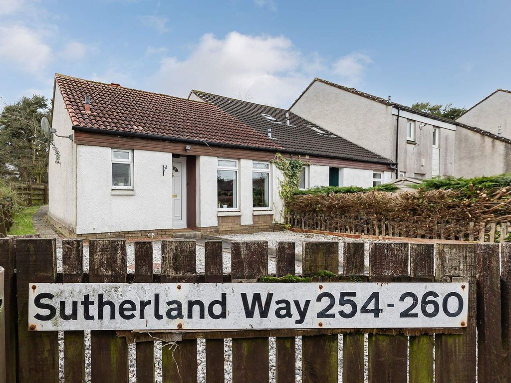 1 bed terraced bungalow for sale in Sutherland Way, Livingston EH54, £120,000