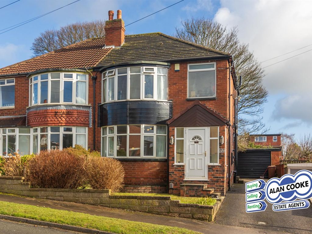 3 bed semi-detached house for sale in Chelwood Grove, Moortown, Leeds LS8, £395,000
