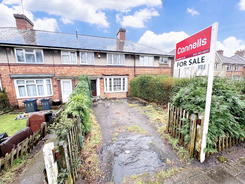 3 bed terraced house for sale in Kings Road, Kingstanding, Birmingham B44, £140,000