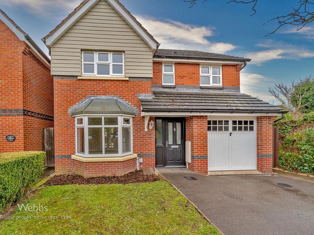 4 bed detached house for sale in Meadowbank Grange, Great Wyrley, Walsall WS6, £399,950