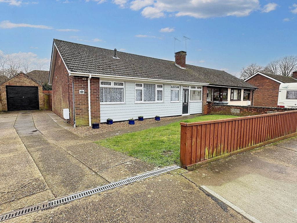 3 bed semi-detached bungalow for sale in Blackdown Avenue, Rushmere St Andrew, Ipswich IP5, £335,000