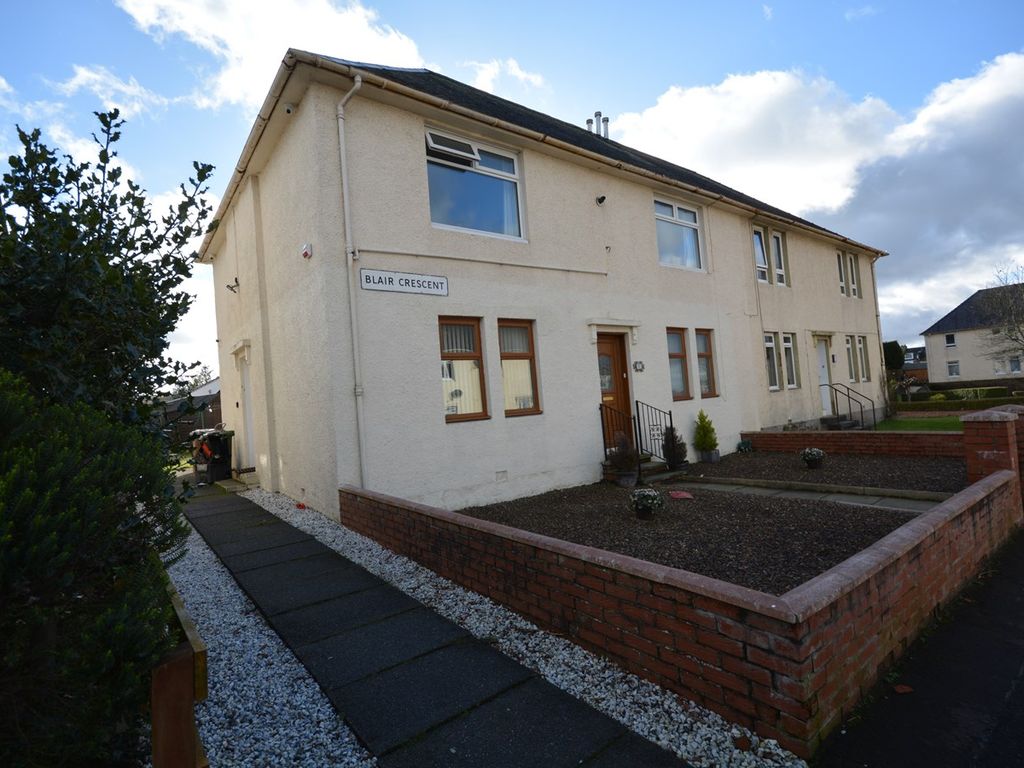 2 bed flat for sale in Blair Crescent, Galston KA4, £69,995