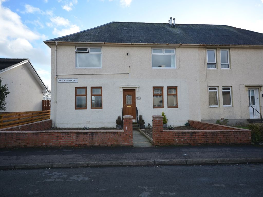 2 bed flat for sale in Blair Crescent, Galston KA4, £69,995