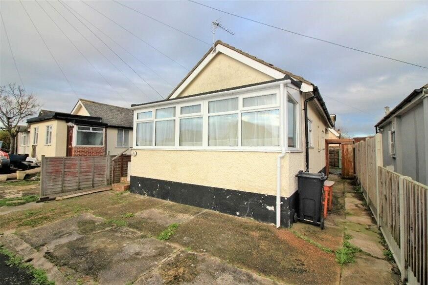 2 bed bungalow for sale in Meadow Way, Jaywick, Clacton-On-Sea CO15, £147,000