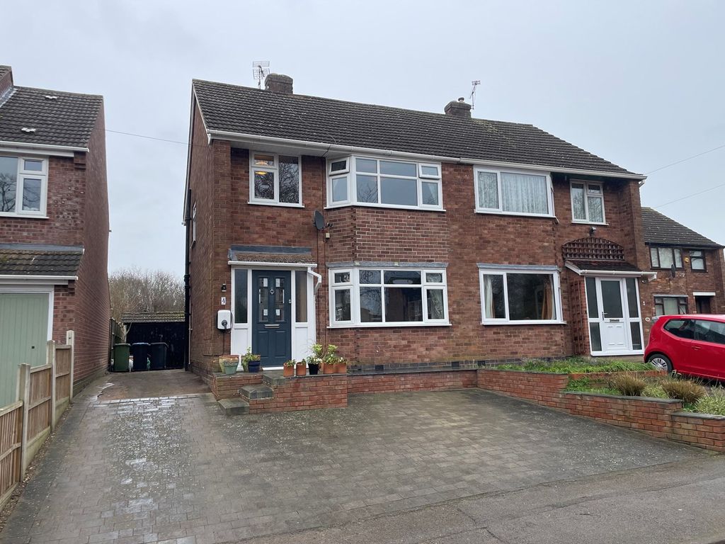 3 bed semi-detached house for sale in Walnut Close, Broughton Astley, Leicester LE9, £257,000