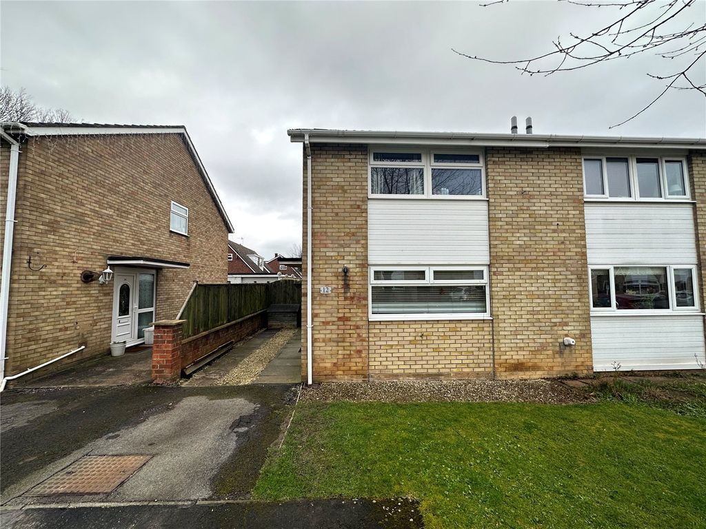 3 bed semi-detached house for sale in Eden Close, Hurworth Place, Darlington, Durham DL2, £195,000
