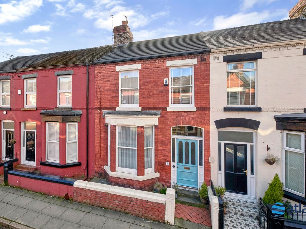 3 bed terraced house for sale in Crawford Avenue, Mossley Hill L18, £250,000