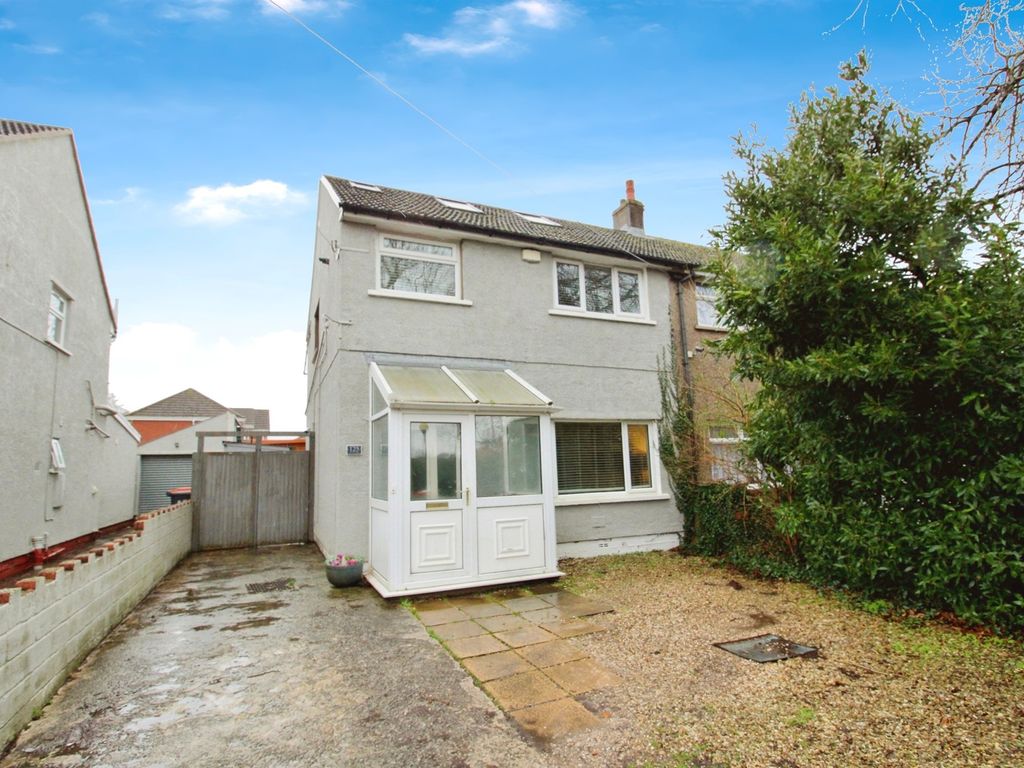 4 bed semi-detached house for sale in Marshfield Road, Marshfield, Cardiff CF3, £375,000