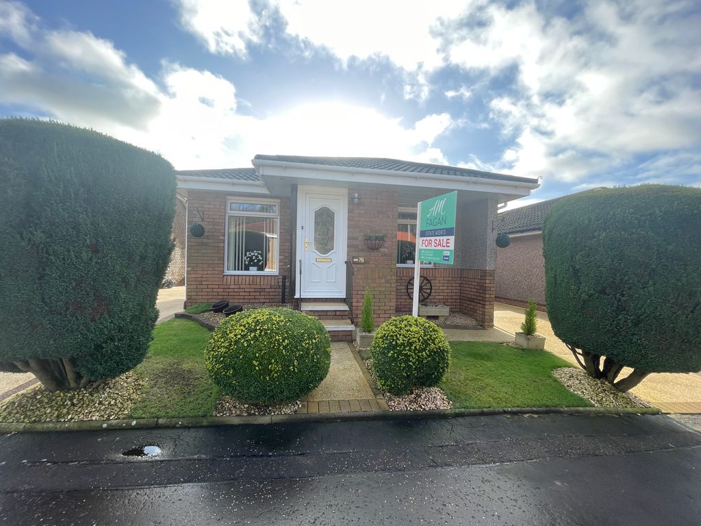 2 bed detached bungalow for sale in Broompark Crescent, Airdrie ML6, £180,000