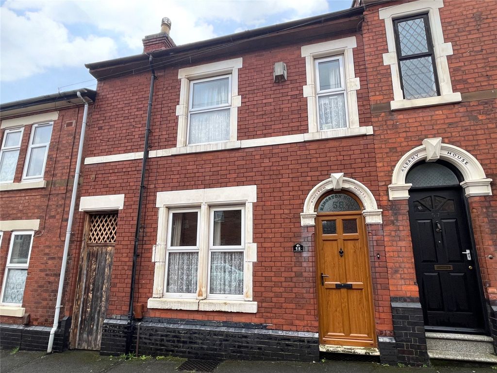 3 bed terraced house for sale in Milton Street, Derby, Derbyshire DE22, £110,000