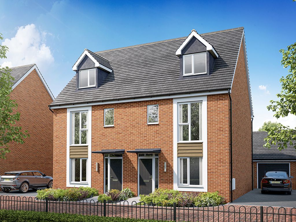 New home, 4 bed semi-detached house for sale in "The Becket" at Heron Drive, Meon Vale, Stratford-Upon-Avon CV37, £369,995