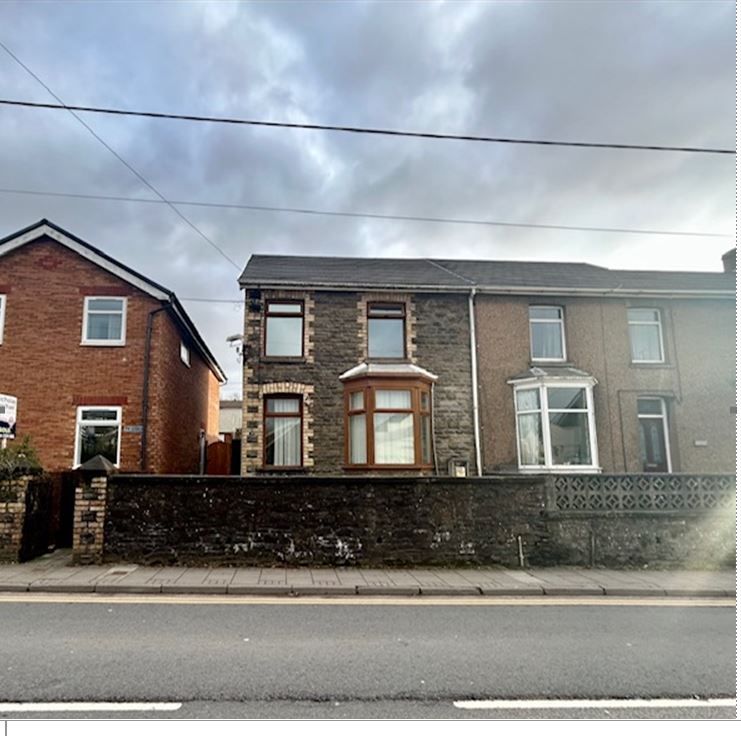 3 bed semi-detached house for sale in Bridgend Road, Llanharan, Rct. CF72, £139,950