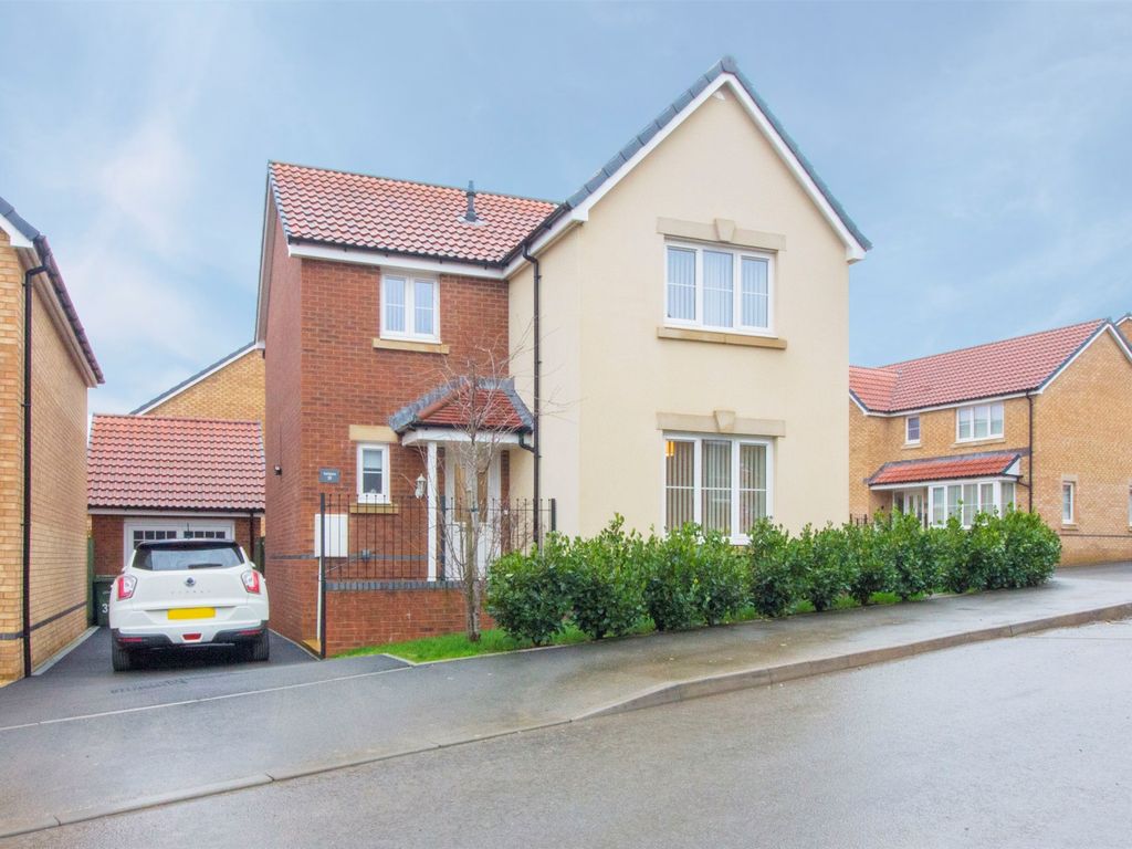 4 bed detached house for sale in Holly Field Rise, Bedwas, Caerphilly CF83, £385,000