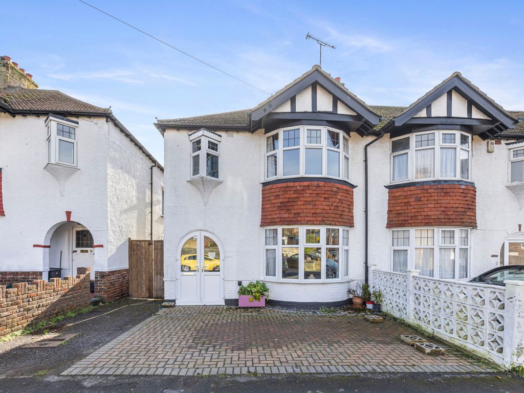 3 bed semi-detached house for sale in Marlow Road, Brighton BN2, £585,000