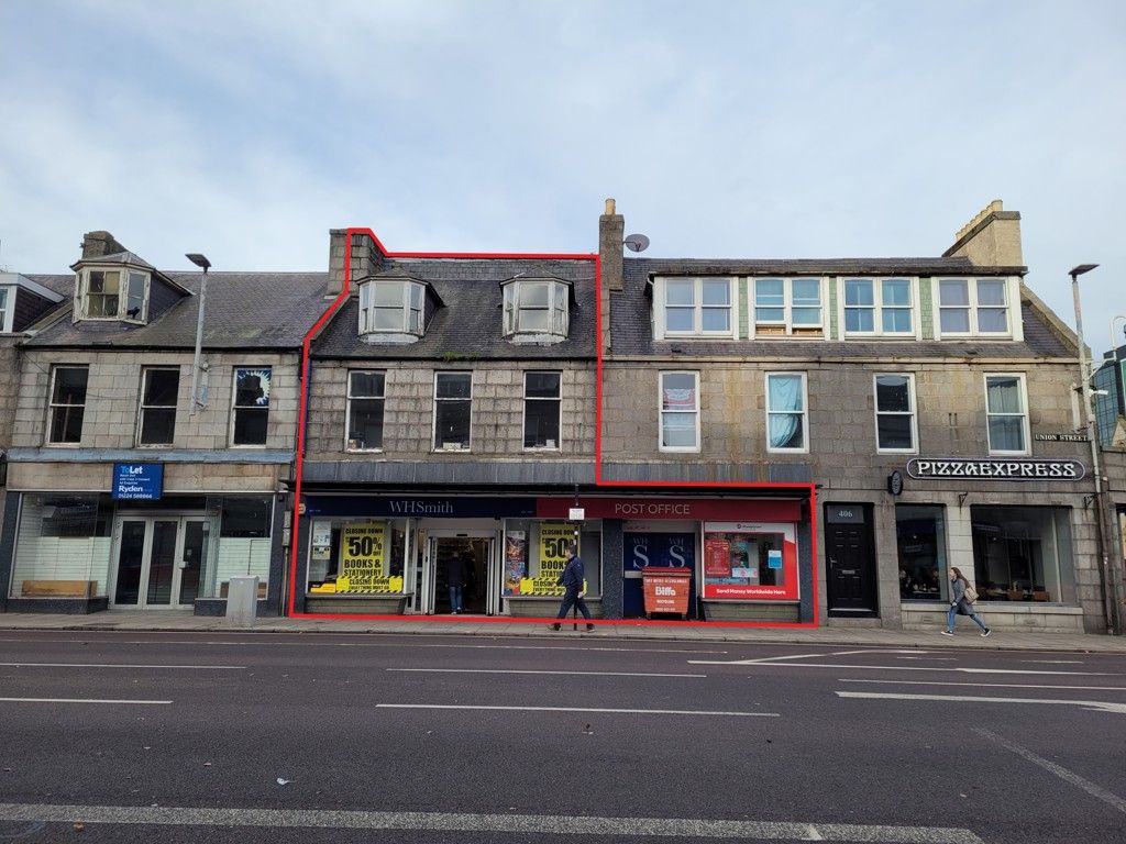 Retail premises to let in 408, Union Street, Aberdeen AB10, £30,000 pa