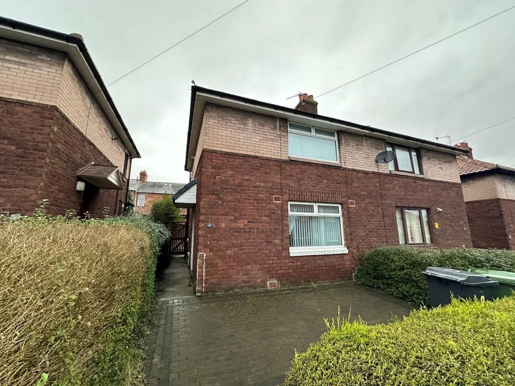 2 bed semi-detached house for sale in Grierson Road, Carlisle CA2, £72,500