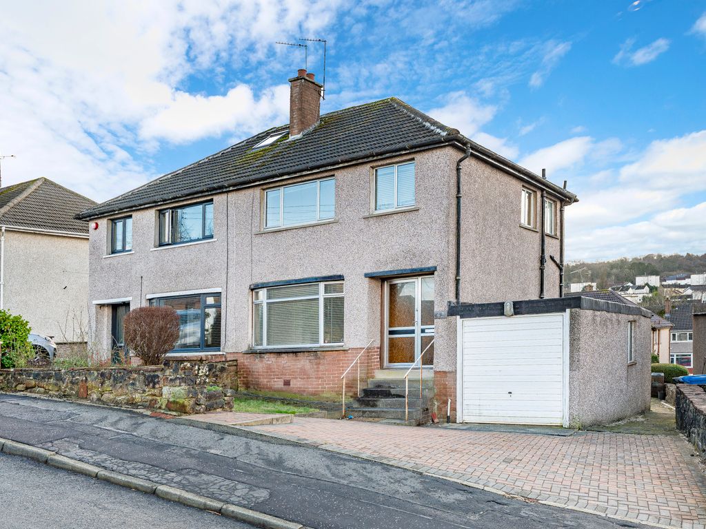 3 bed semi-detached house for sale in Upper Bourtree Drive, Rutherglen, Glasgow G73, £205,000