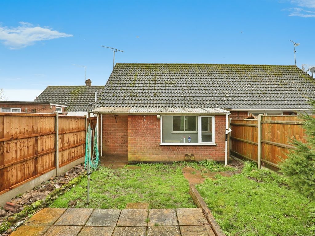 1 bed semi-detached bungalow for sale in Peakhall Road, Tittleshall, King's Lynn PE32, £170,000