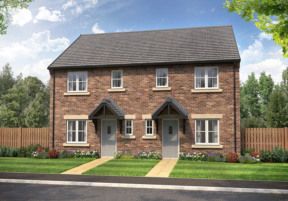 New home, 3 bed semi-detached house for sale in "Fraser" at Heron Drive, Fulwood, Preston PR2, £157,450