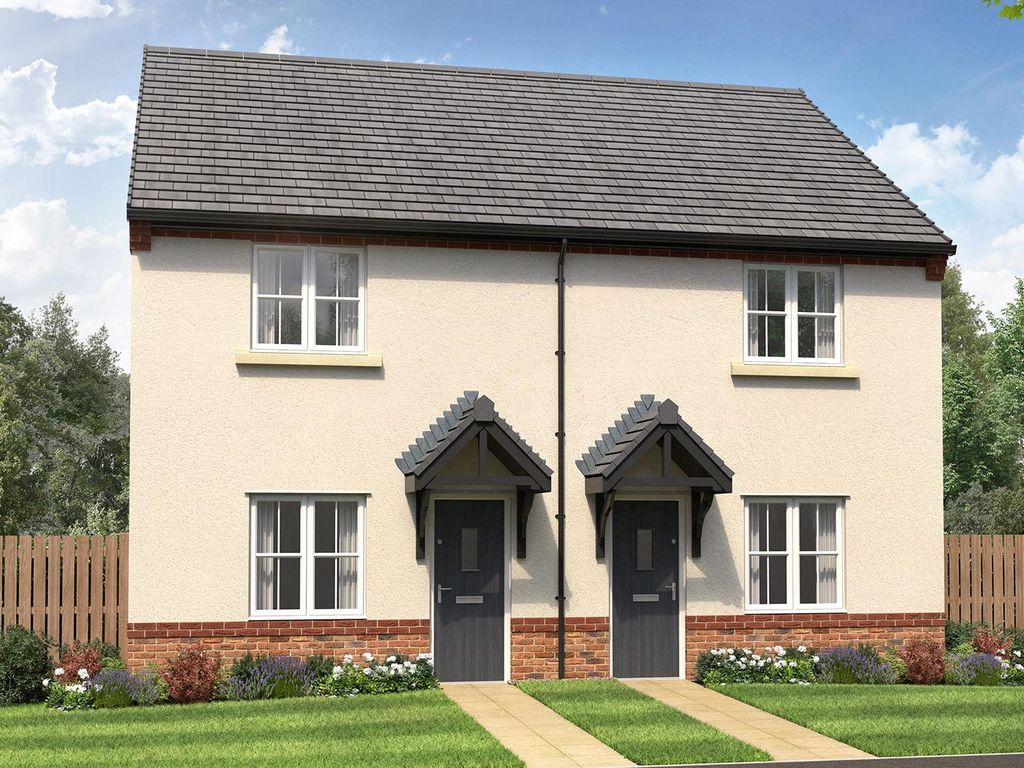New home, 2 bed semi-detached house for sale in "Bailey" at Heron Drive, Fulwood, Preston PR2, £137,350