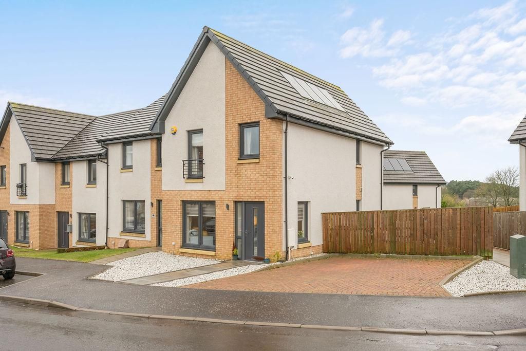 3 bed end terrace house for sale in Glen Crescent, Glen Village, Falkirk FK1, £189,995