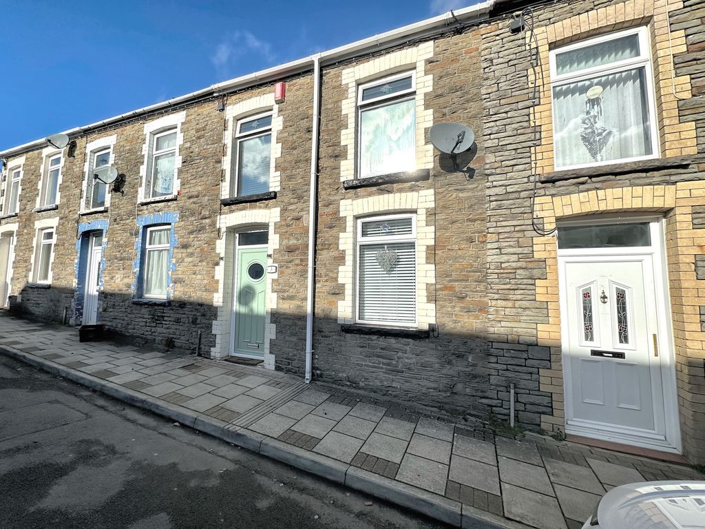 3 bed terraced house for sale in Thomas Street, Gilfach, Bargoed CF81, £150,000